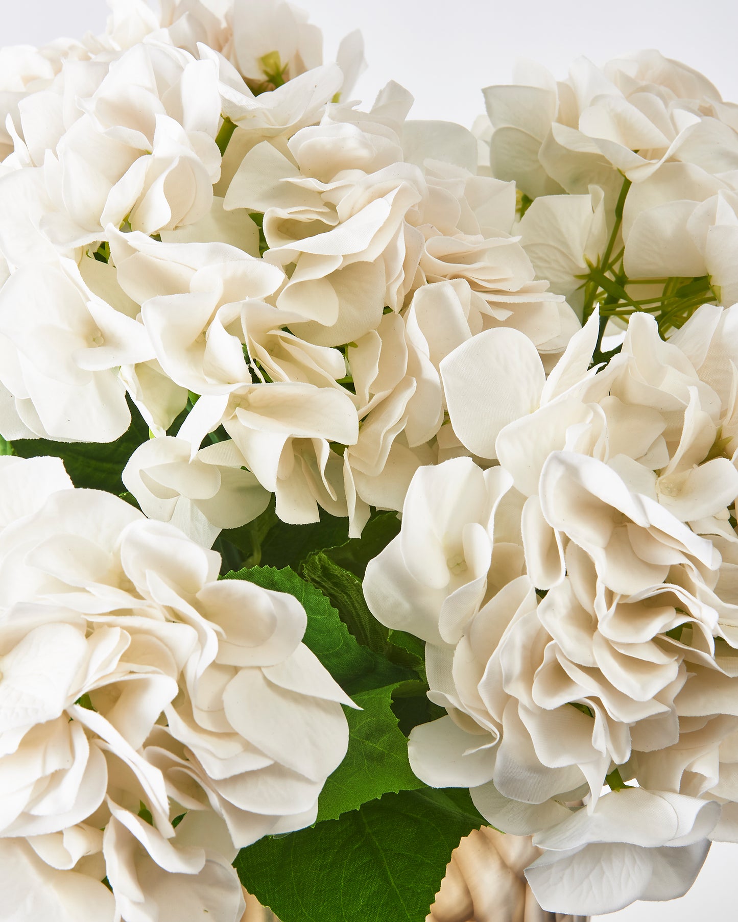 White Real Touch Hydrangea